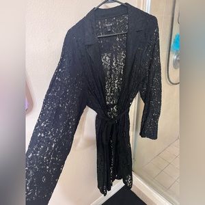 Torrid Lace trench coat